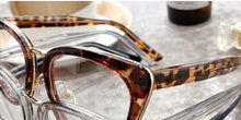 Load image into Gallery viewer, Leopard Cat Eye Prescription Glasses Frame Women Optical Myopia Eyeglasses Frame Female Anti Blue Light Computer Spectacles TR90