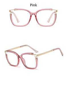 Eyeglasses Square glasses woman  fashion Clear lens Optical glasses frame women Metal Legs female oculos