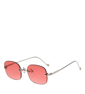 2022 Women Glasses Frame Luxury Eyeglasses Frame Women Anti Blue Light Eyewear Optics Brand Women Frameless Spectacle