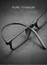 Load image into Gallery viewer, Men Pure Titanium Glasses Frame TR90 Ultralight Myopia Hyperopia Glasses Female Large Frames For Prescription Spectacles 8836X