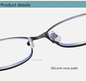 Women Business Finished Myopia Glasses Student Anti Blue Light Computer Nearsighted Eyeglasses Prescription -1.0 1.5 to6