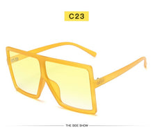 Load image into Gallery viewer, New Square Sunglasses Women Sun Glasses Female Eyewear Eyeglasses Plastic Frame Clear Lens UV400 Shade Fashion Driving