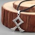 Viking Men Necklace Multiple Punk Gothic Style Norse Amulet Pendant Necklace Slavic Talisman Jewelry  for Boys