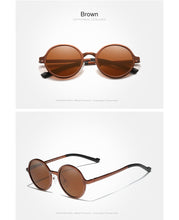 Load image into Gallery viewer, Genuine KINGSEVEN Aluminum Steampunk Round Sunglasses 2022 New Luxury Brand Design Vintage Women Sun Glasses UV400