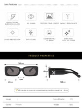 Load image into Gallery viewer, Brand Designer Sunglasses 2022 Women High Quality Retro Sun glasses  Women Square Glasses Women Men's Luxury Oculos De Sol UV400