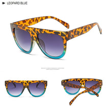 Load image into Gallery viewer, Oversized Women Sunglasses 2022 Shield Shape Luxy Design Big Frame Rivet Shades Sun glasses Woman UV400 sunglass zonnebril dames