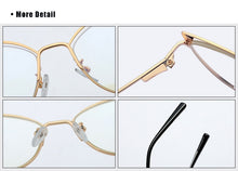 Load image into Gallery viewer, Ralferty Retro Glasses Women Anti Blue Light Decorative Cat Eye Female glasses Frame For Prescription Optic Myopia oculos F95721