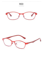 Carica l&#39;immagine nel visualizzatore di Gallery, Women Business Finished Myopia Glasses Student Anti Blue Light Computer Nearsighted Eyeglasses Prescription -1.0 1.5 to6