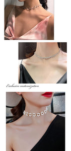 2020 Elegant Flower Pearl Choker Necklaces For Women Gold Coin Bow Knot Pendant Necklace Long Chain Jewelry Party Gifts