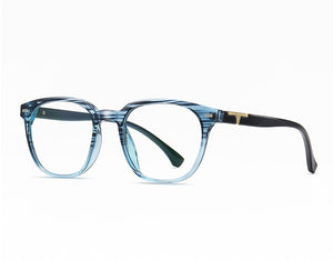 TR90 Anti Blue Glasses Frames Retro Men Women Optical Computer Glasses