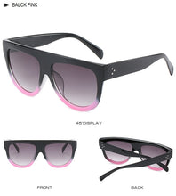 Load image into Gallery viewer, Oversized Women Sunglasses 2022 Shield Shape Luxy Design Big Frame Rivet Shades Sun glasses Woman UV400 sunglass zonnebril dames