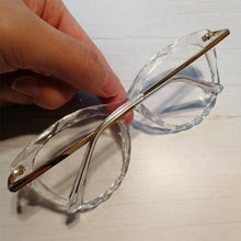 Load image into Gallery viewer, Fashion Luxury Crystal Cat Eye Glasses Frame Women Brand Vintage Optical Anti-blue Eyeglasses Female Spectacles Oculos Feminino