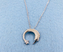 Load image into Gallery viewer, new original Silver Color  slip falling meteor micro-inlaid necklace Meteor Garden fashion trend jewelry