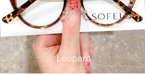 Leopard Cat Eye Prescription Glasses Frame Women Optical Myopia Eyeglasses Frame Female Anti Blue Light Computer Spectacles TR90