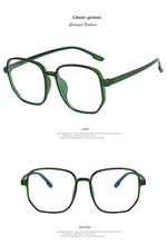 Carica l&#39;immagine nel visualizzatore di Gallery, 2022 Trends Anti Blue Light Oversized Glasses Computer Women Blue Blocking Gaming  Men Transparen Eyeglasses Spectacles Frame