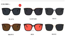 Load image into Gallery viewer, Classic Vintage Square Sunglasses Women Oversized Sunglass Woman Men Retro Black Sun Glasses Shades Goggle