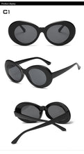 Load image into Gallery viewer, Clout Goggles Kurt Cobain Glasses Men Women Luxury Brand Designer Oval Sunglasses Female Male NIRVANA Sun Glasses UV400