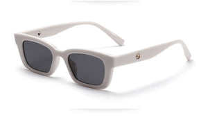 Rectangle Narrow Frame Mens Sunglasses Brand Designer Fashion Black Sun glasses for Women Anti-UV S1077