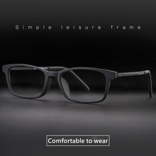 Load image into Gallery viewer, Men And Women Pure Titanium TR90 Spectacles Frames Myopia Glasses Ultra Light Comfortable Full Frame Square Optical Eyewear 8802