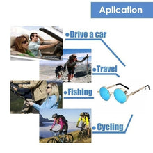 Load image into Gallery viewer, NEW Round Punk Sunglasses Women Vintage Steampunk Alloy Metal Retro Red Sun Glasses Goggles Men Gothic Style Shades