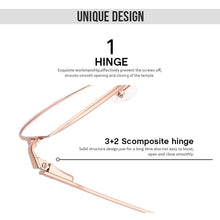 Load image into Gallery viewer, Metal Glasses Frame Women New Fashion Cat Eye Round Glasses Vintage Optical Eyewear Myopia Alloy Prescription Eyeglasses