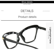 Load image into Gallery viewer, Anti Blue Light Glasses Women Glasses Frame Optical Glasses Frame Vintage Eyewear Clear Men Glases