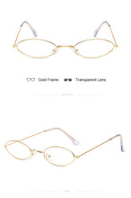 Load image into Gallery viewer, Small Frame Black Shades Round Sunglasses Women Oval Brand Designer Vintage Fashion Pink Sun Glasses Female Oculos De Sol