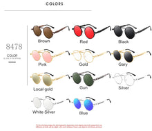Load image into Gallery viewer, 2022 Classic New Punk Sunglasses Women Anti-reflective Mirror Round Metal Sun Glasses Vintage Men New Spring Glasses Uv400
