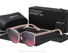 Load image into Gallery viewer, 2022 Aviation Polarized Lady Sunglasses Cat Eye Fashion Women Sun Glasses luxury Woman Female Brand New oculos de sol
