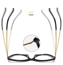 Load image into Gallery viewer, Blue Light Blocking Glasses Women Computer Glass High Quality Transparent Cat Eye Eyeglasses Frame Men Optical Glasse Frame