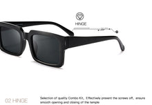 Load image into Gallery viewer, Sunglasses Women Rectangle Frame Transparent Brand Designer Retro Sun Glasses Unisex Square Brown UV400 AE0664