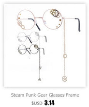 Load image into Gallery viewer, Cute Sakura Pendant Clear Optical Glasses Frame Women Round Girls Retro Eyeglasses Gothic Handmade Eyewear Glass Oculos De Gafas