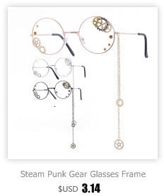 Cute Sakura Pendant Clear Optical Glasses Frame Women Round Girls Retro Eyeglasses Gothic Handmade Eyewear Glass Oculos De Gafas