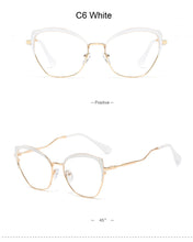Load image into Gallery viewer, Vintage Women Eyeglasses Retro Optical Cat Eye Glasses Frame Brand Design Plain Eye Glasses Oculos De Grau Femininos