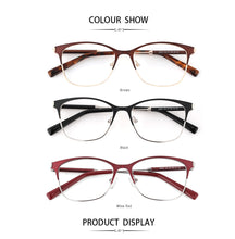 Load image into Gallery viewer, Vintage Square Women&#39;s glasses frames Myopia Man Glasses Prescription Ladies Spectacles Clear Female Optical Eyeglasses Metal
