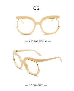 Retro Square Optical Glasses Frames Men Women Fashion Prescription Glasses Clear Lens Eyeglasses Spectacle Frame Unisex