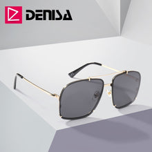 Carica l'immagine nel visualizzatore di Gallery, Moda blu occhiali da sole senza montatura donne 2022 UV400 lusso aviazione signore occhiali da sole occhiali tonalità zonnebril dames