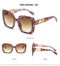Load image into Gallery viewer, 2022 New Fashion Oversized  Sunglasses Women Luxury Brand Designer Big Frame Gradient Square Sun Glasses For Female UV400