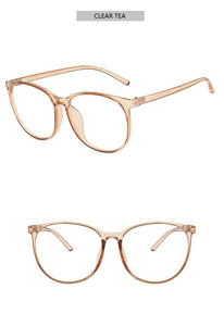 Round Computer Glasses Frame Women Men  Anti Blue Light Transparent Eyewear Blocking Glasses Clear Optical Spectacle Eyeglasses