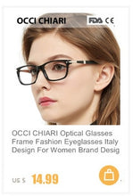 Load image into Gallery viewer, CHIARI Spring Hinges Prescription Lens Medical Optical Eyeglass Woman Frame Stripes Colorful Navy Red Italy Design W-CORRU