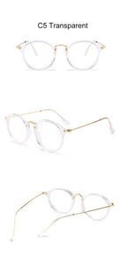 2022 Round Glasses Frame Glasses Women Mirror Eyeglasses Frames Women/Men Anti Blue Light Glasses Okulary
