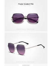 Load image into Gallery viewer, Women's Sunglasses Polarized Gradient Lens Luxury Ladies Butterfly Design Stainless Steel Sun glasses Accessories