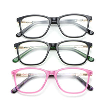 Load image into Gallery viewer, Gmei Optical Acetate Glasses Frame Women Square Prescription Eyeglasses Myopia Optical Frames Full Rim Female Eyewear M22005