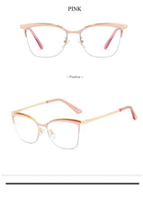 Load image into Gallery viewer, 2022 Fashion Square Anti-blue Glasses Frame Women Vintage Metal Optical Transparent Eyeglasses Female No Degree Oculos Feminino