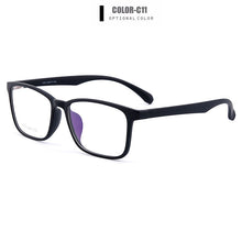 Load image into Gallery viewer, Gmei Optical Ultralight TR90 Glasses Frame Men Prescription Eyeglasses Myopia Optical Frames Square Plastic Eyewear Y1030