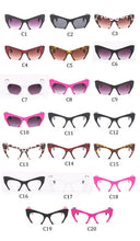 Load image into Gallery viewer, Big frame women glasses frame fashion cat eye Clear Lens brand oversized Glasses Female Transparent Half frame optical frame
