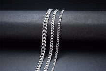 Carica l&#39;immagine nel visualizzatore di Gallery, CUBAN LINK 3 TO 7 MM  STAINLESS STEEL NECKLACE FOR MEN CHOKER JEWELRY