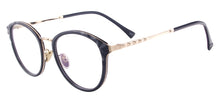 Load image into Gallery viewer, Women Metal Plastic Fashion Eyeglasses Round Vintage Glasses Frame For Prescription Lenses Myopia Reading Progressive