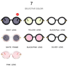 Load image into Gallery viewer, Retro Round Sunglasses Women Luxury Brand Designer Bee Frame Circle Sun Glasses Fashion Female Eyewear Oculos De Sol