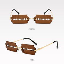 Load image into Gallery viewer, New Frameless Personality Hollow Blade Woman Sunglasses Retro Unique Hollow Funny Sunglasses Party Catwalk Men Sun Glasses
